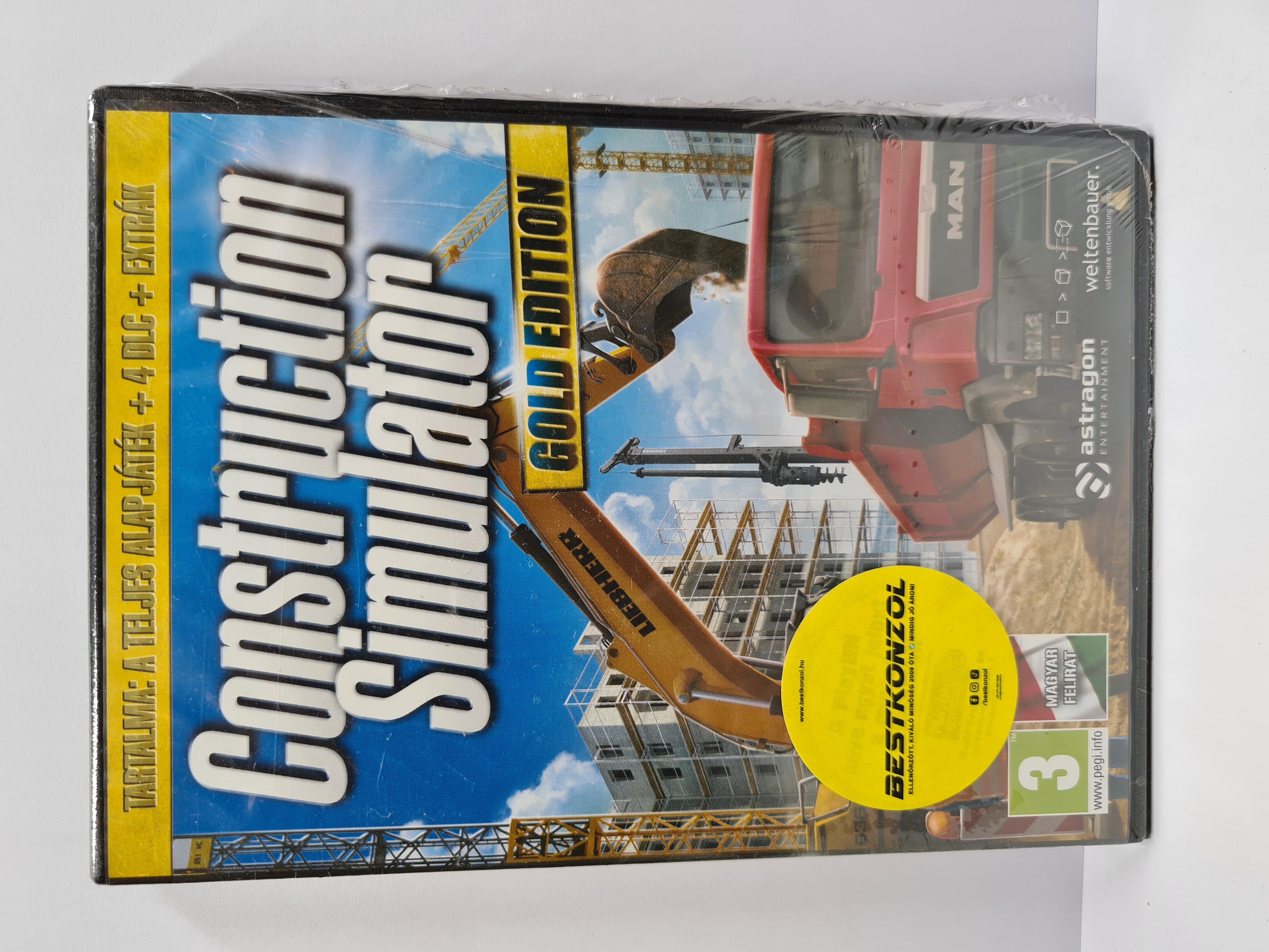 PC Construction simulator Gold Edition DVD magyar felirat  /Új/ - 2