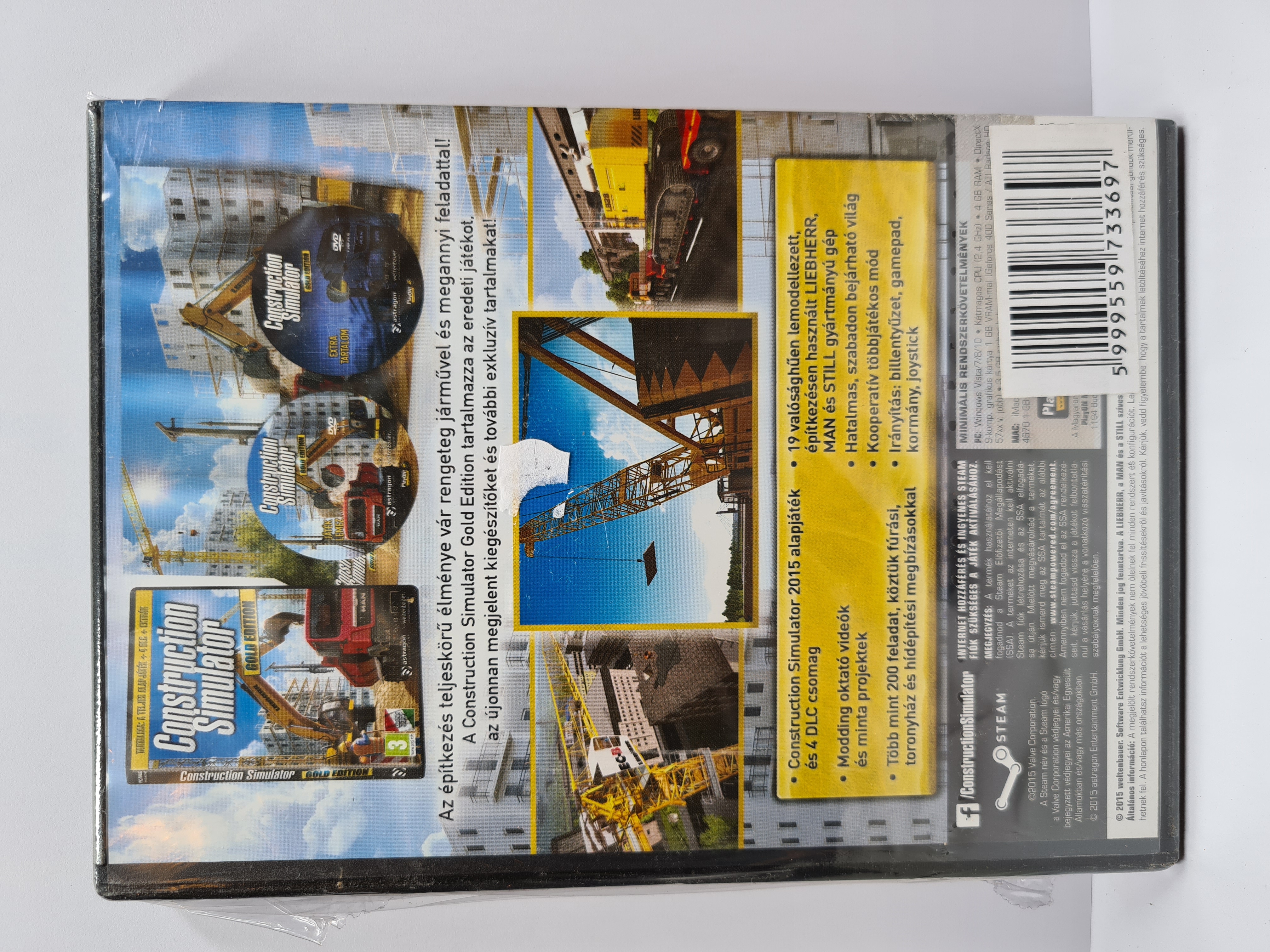 PC Construction simulator Gold Edition DVD magyar felirat  /Új/ - 3