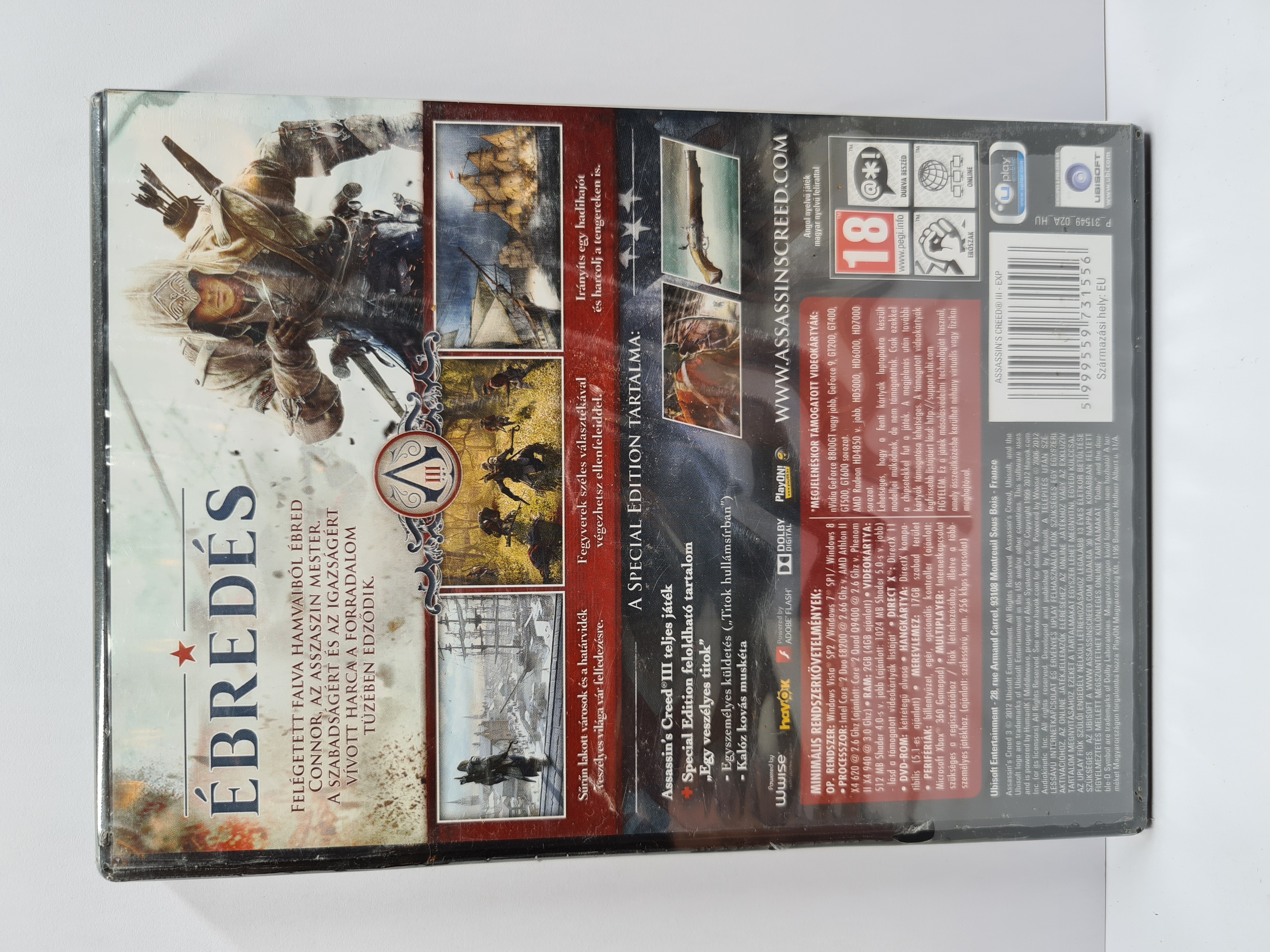 PC Assassin's Creed III. lemezes special edition /Új/ - 5