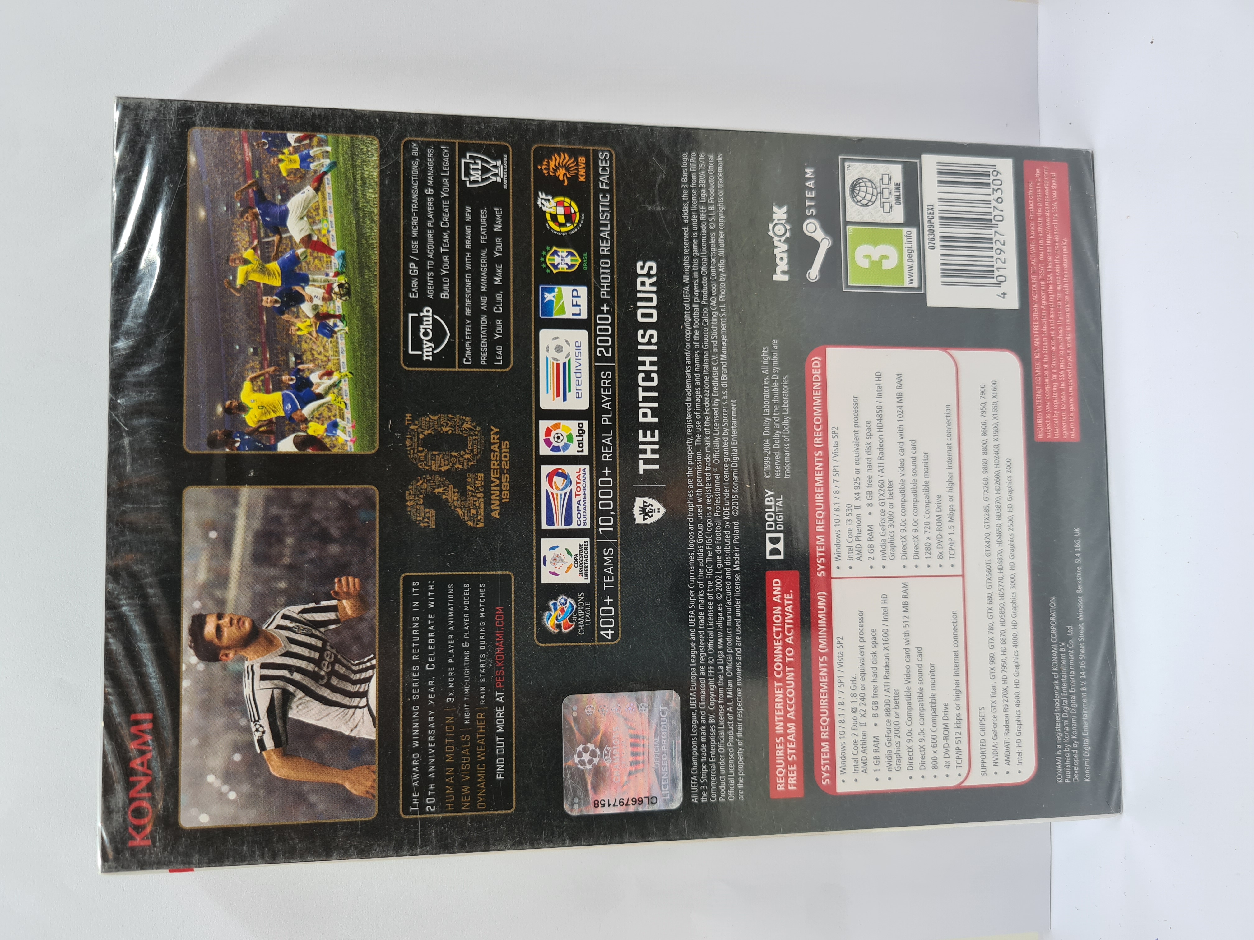 PC PES Pro Evolution Soccer 2016 /ÚJ/ Lemezes változat - 3