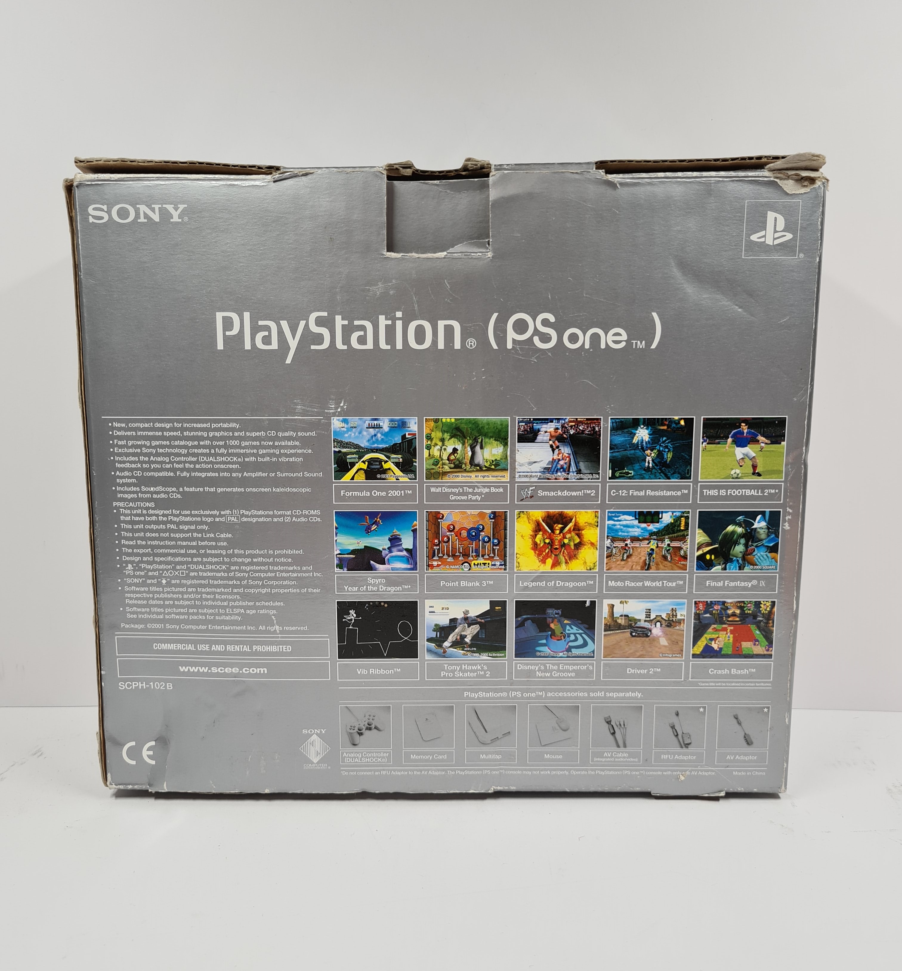 Sony PSone (Playstation 1 slim) használt Gyári dobozzal - 2