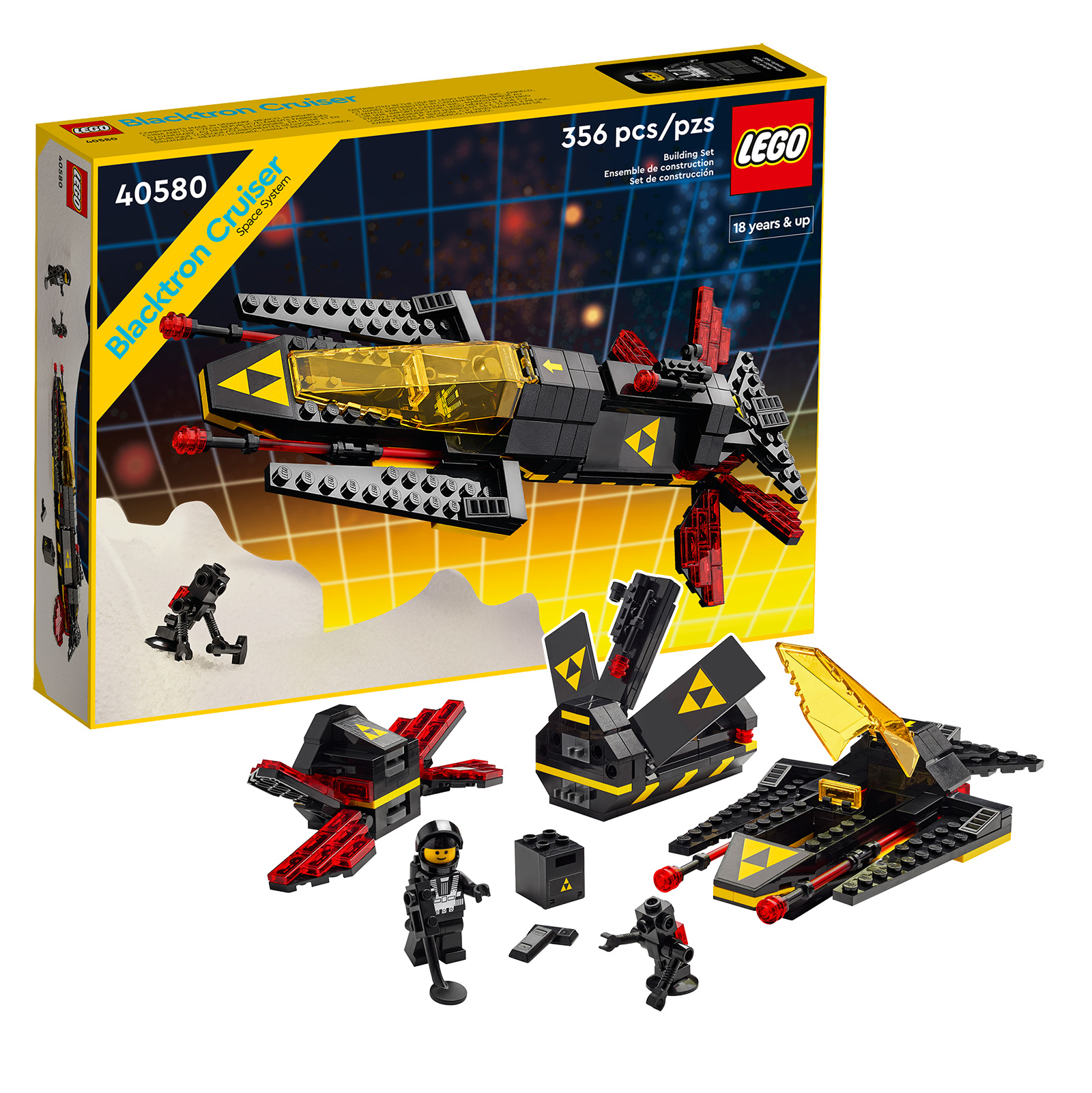 LEGO 40580 - Blacktron cirkáló - Blacktron Cruiser - 2