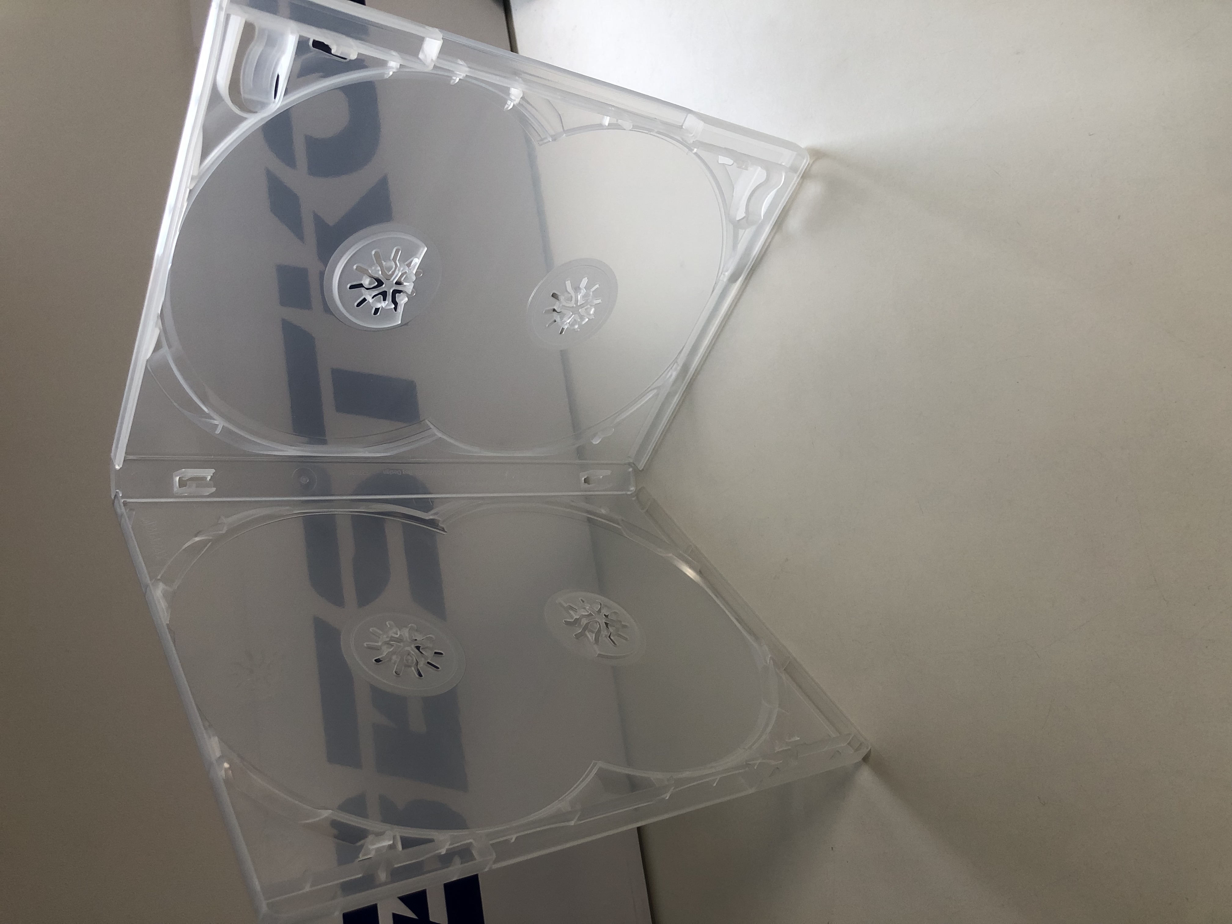 Dupla DVD Tok 14mm  4 lemezes /5db/ áttetsző - 2