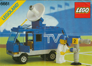 LEGO 6661 TV Van / Mobile TV Studio - 3