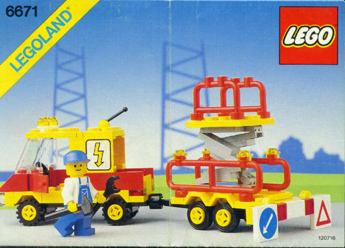 LEGO  6671   Utility Repair Lift - 3