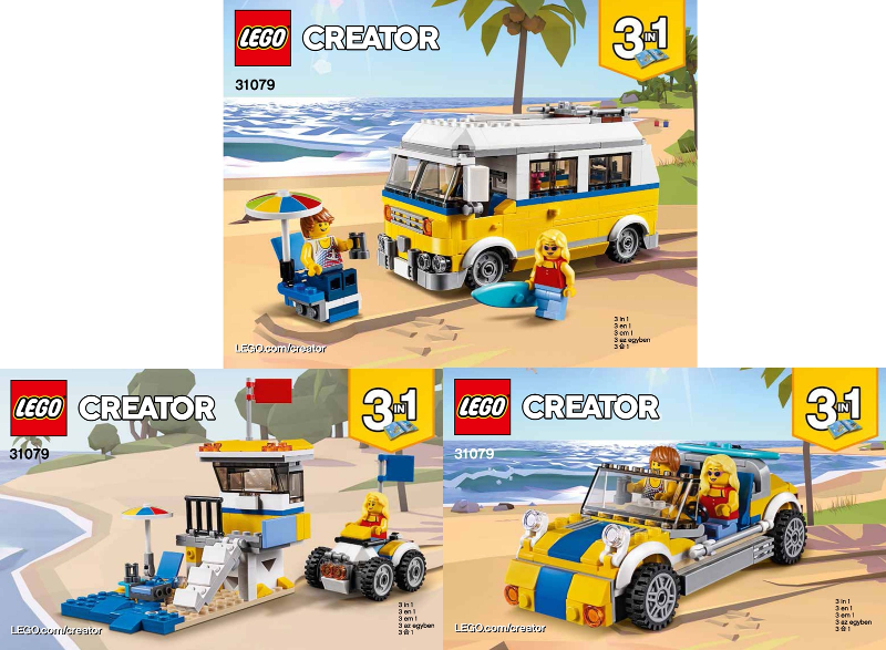 LEGO 31079  Sunshine Surfer Van - 3