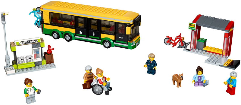 LEGO  60154   Bus Station - 2