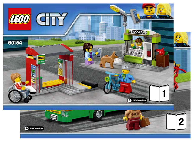 LEGO  60154   Bus Station - 3