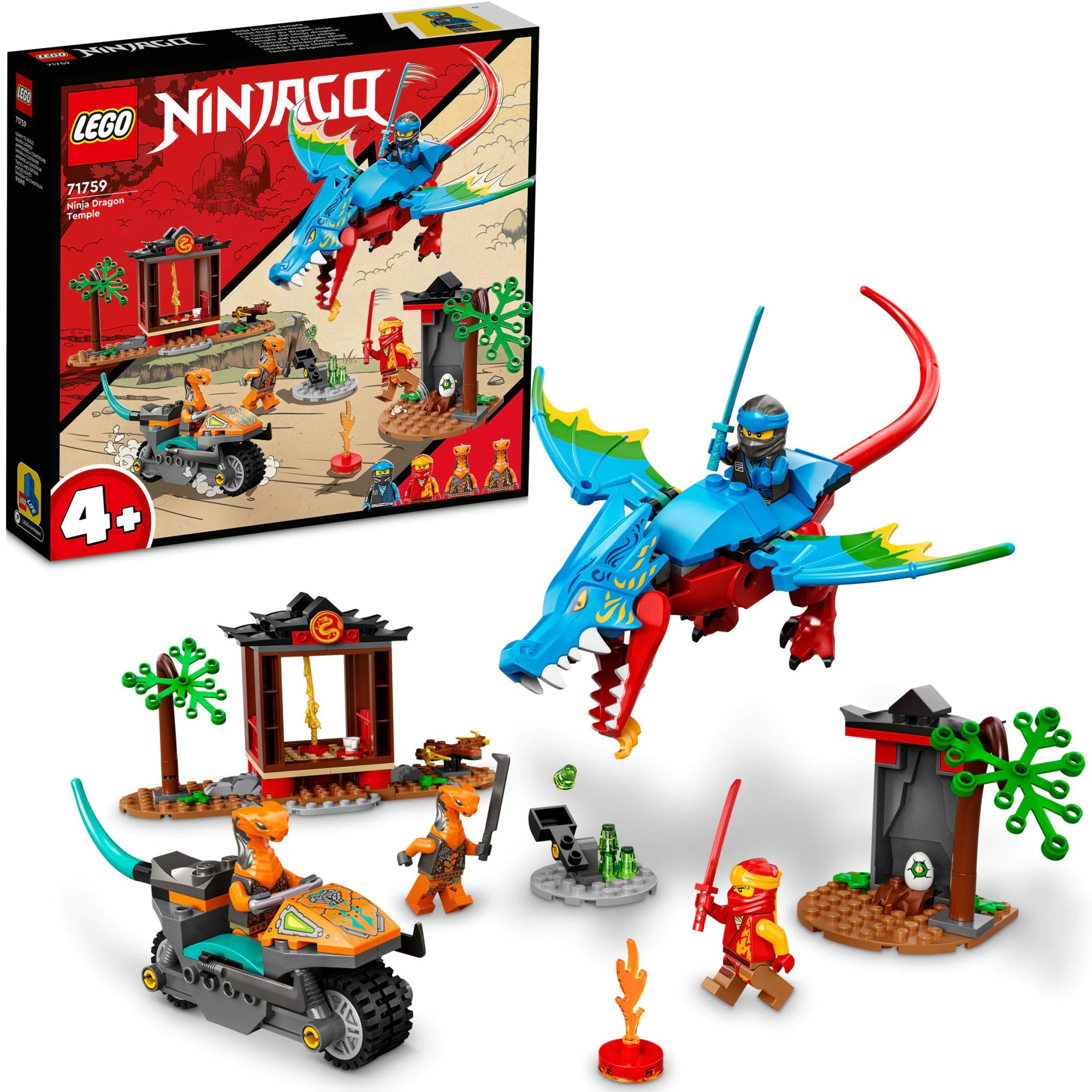 LEGO 71759 Ninja Dragon Temple - Nindzsa sárkánytemplom  - 2