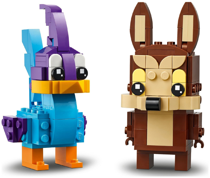 LEGO 40559 Road Runner & Wile E. Coyote-BrickHeadz - Gyalogkakukk és Vili a prérifarkas - 2