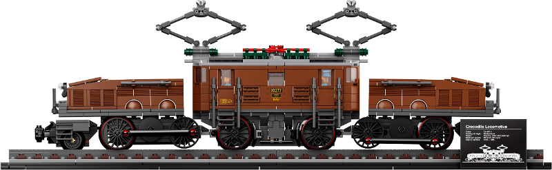 LEGO 10277 - Crocodile Locomotive  - 5