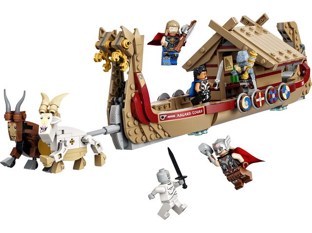 LEGO 76208 The Goat Boat-Marvel Thor Szerelem és mennydörgés - Goat hajó  - 2