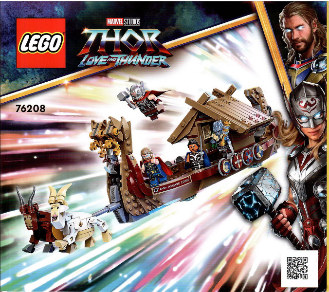 LEGO 76208 The Goat Boat-Marvel Thor Szerelem és mennydörgés - Goat hajó  - 3