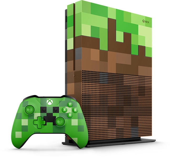 Microsoft Xbox One S (Slim) 1TB Minecraft Limited Edition Játékkonzol ( Gyári dobozzal ) - 4