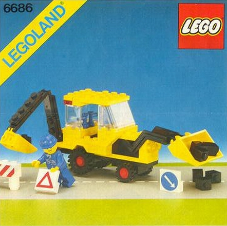 Lego 6686 - Backhoe - 3