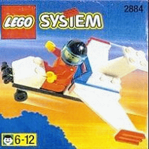 Lego 2884 Microlight - 3