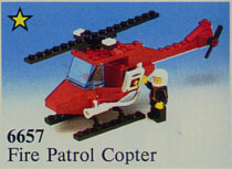 Lego 6657 Fire Patrol Copter - 2