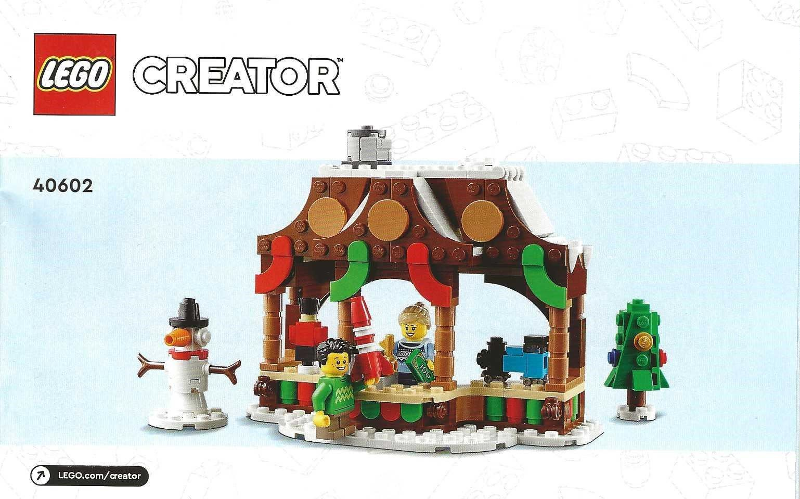 Lego 40602 Winter Market Stall - 2