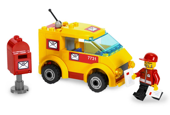 LEGO 7731 Mail Van - 4