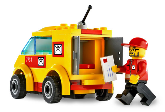 LEGO 7731 Mail Van - 3