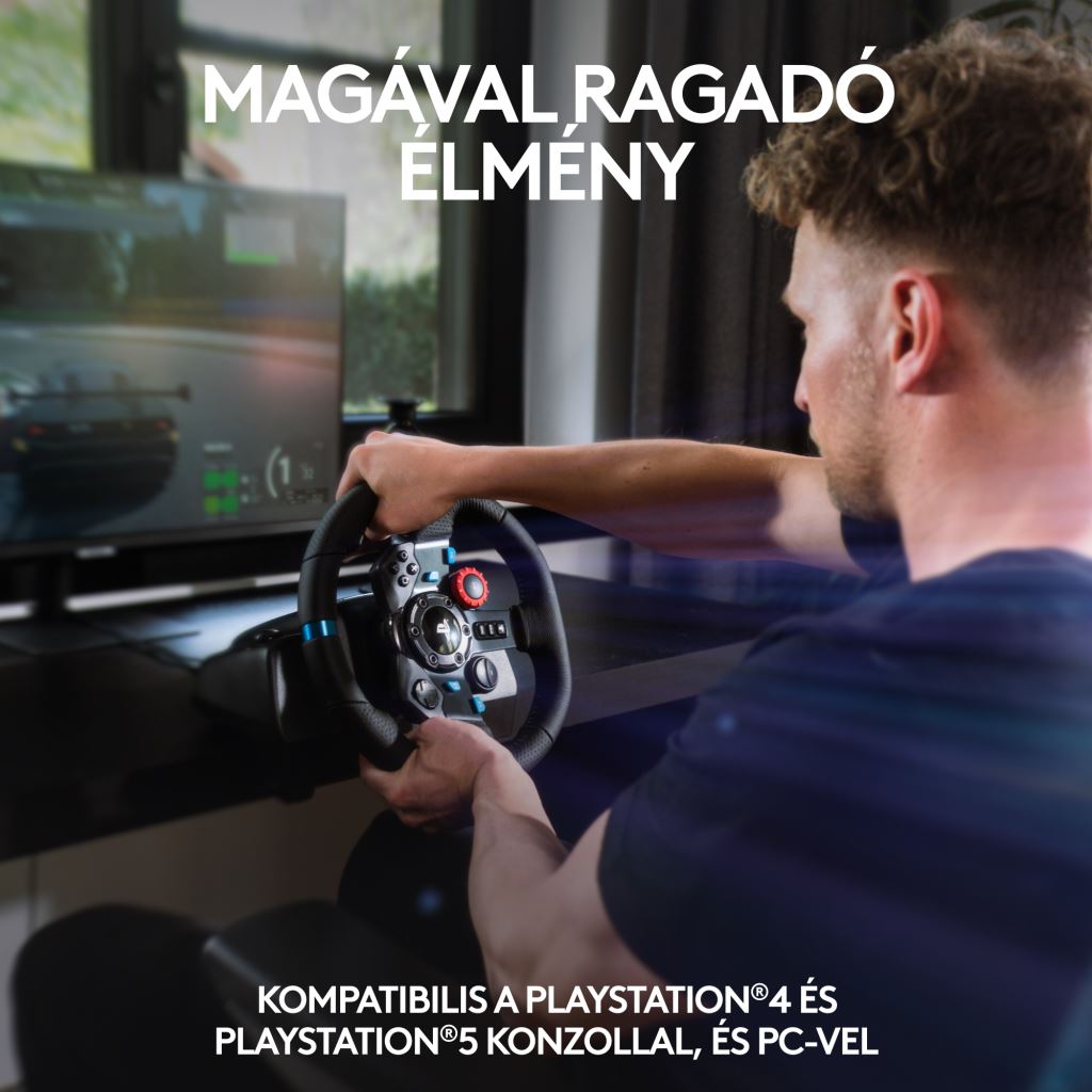 Logitech G29 Driving Force Racing Wheel Kormány PS5 - 5