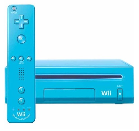 Nintendo Wii Játékkonzol - Blue (kék) Edition + 1 év garancia - 3