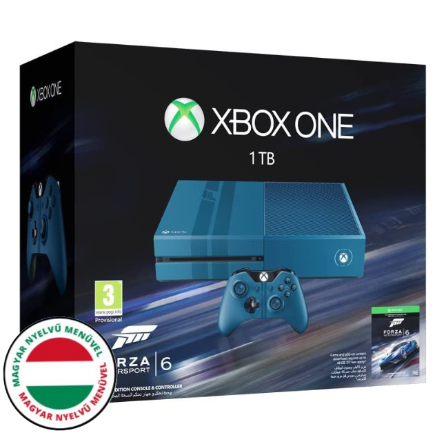 Xbox One 1TB Forza Motorsport 6 Limited Edition Játékkonzol (Microsoft) + 1 év garancia
