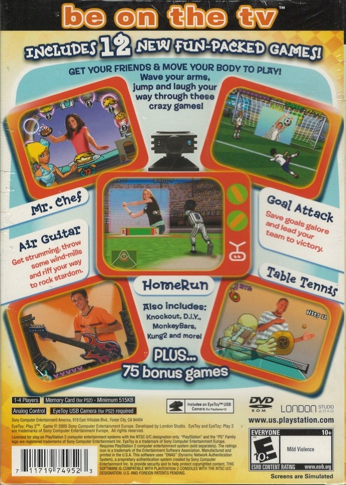 EyeToy Play2 PS2 - 2