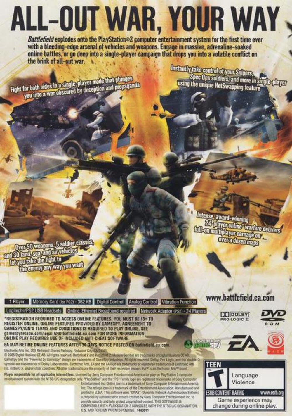Battlefield 2 Modern Combat PS2 - 2