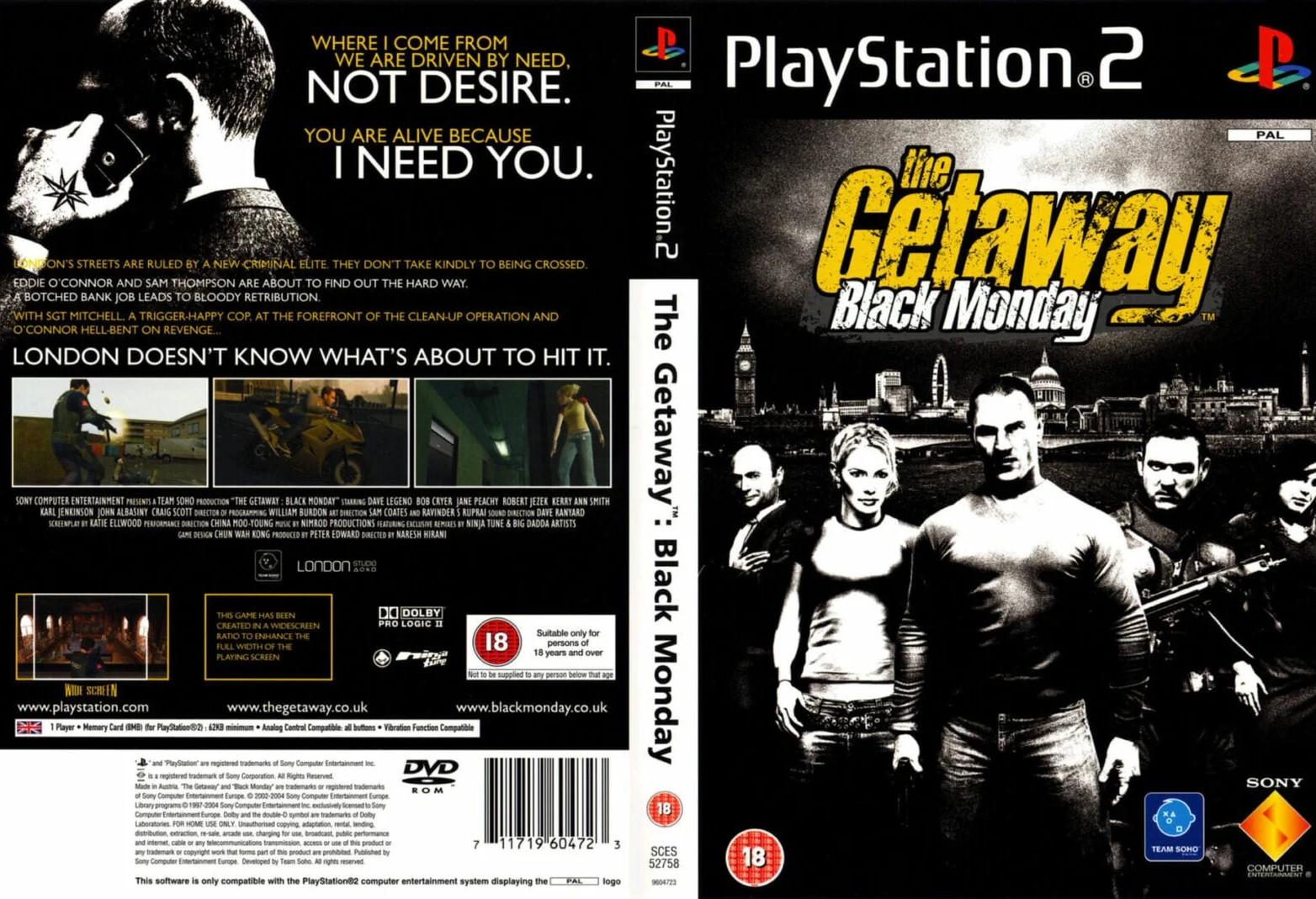 The Getaway PS2 - 2