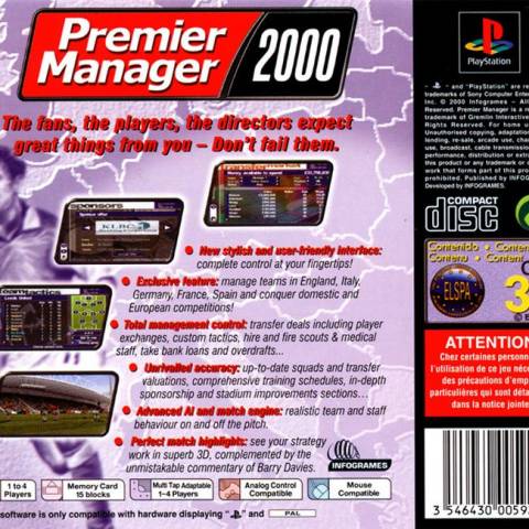 Premier Manager 2000 - 2