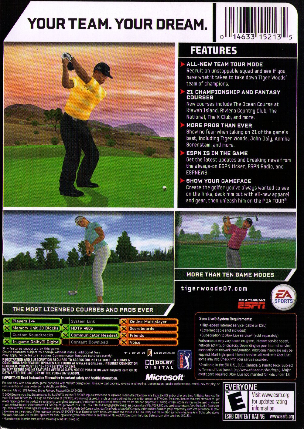 Tiger Woods PGA Tour 07 Xbox Classic - 2