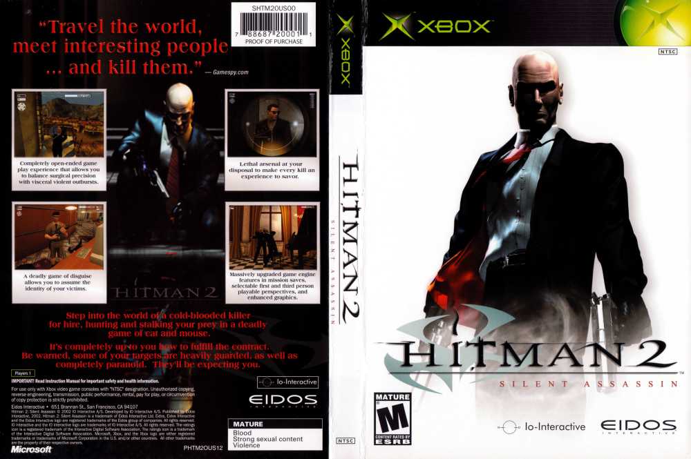 Hitman 2: Silent Assassin Xbox Classic  - 2