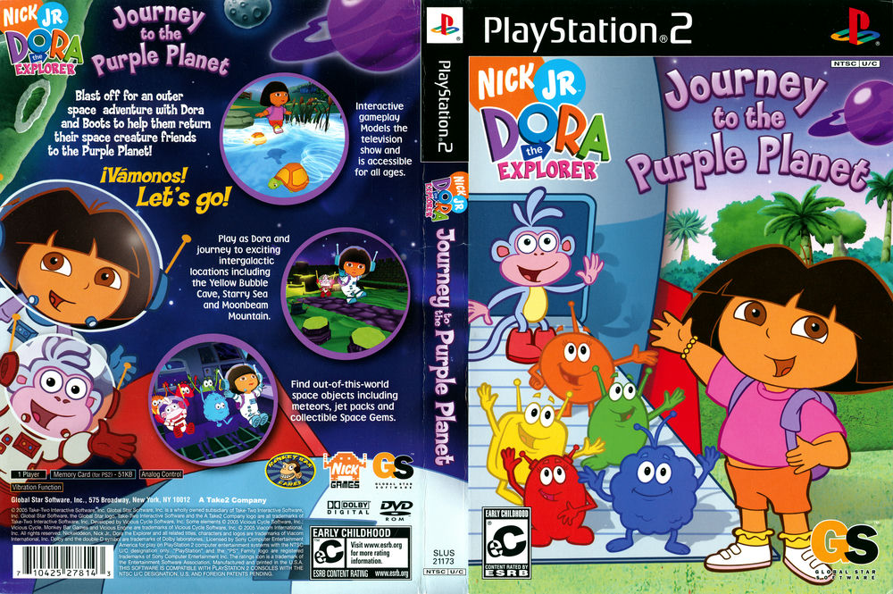 Dora the Explorer Journey to the Purple Planet PS2 - 2
