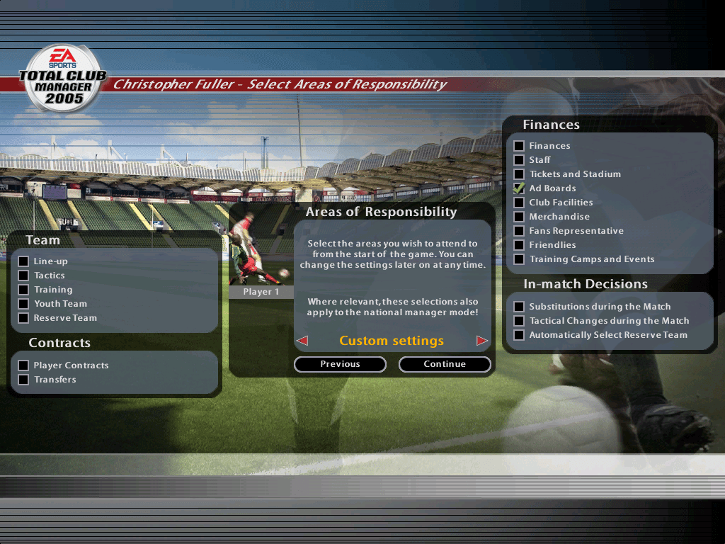Total Club Manager 2005 PS2 - 2