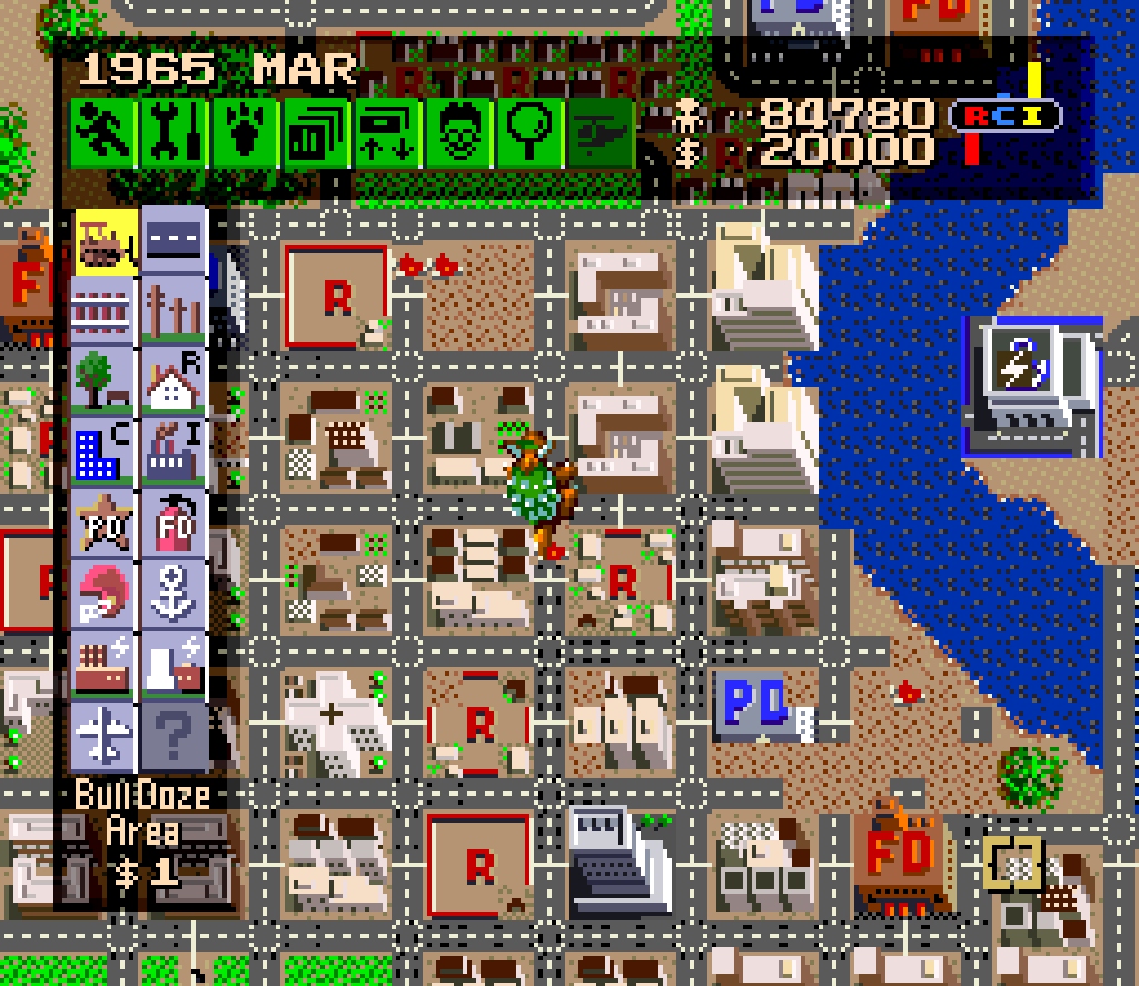 SimCity - Super Nintendo gyári dobozban - 2