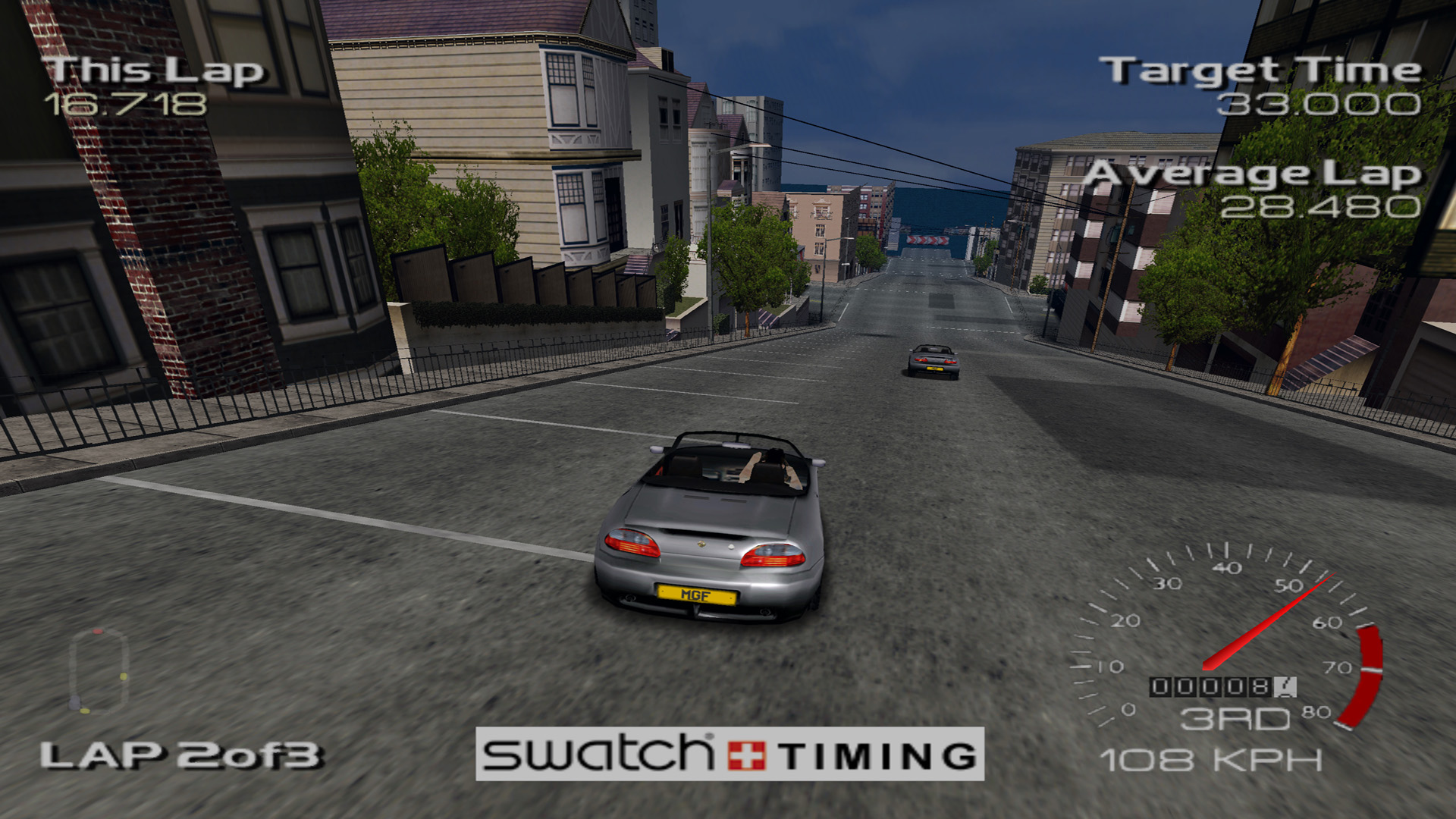 Metropolis Street Racer - Sega Dreamcast - Borító nélkül - 2