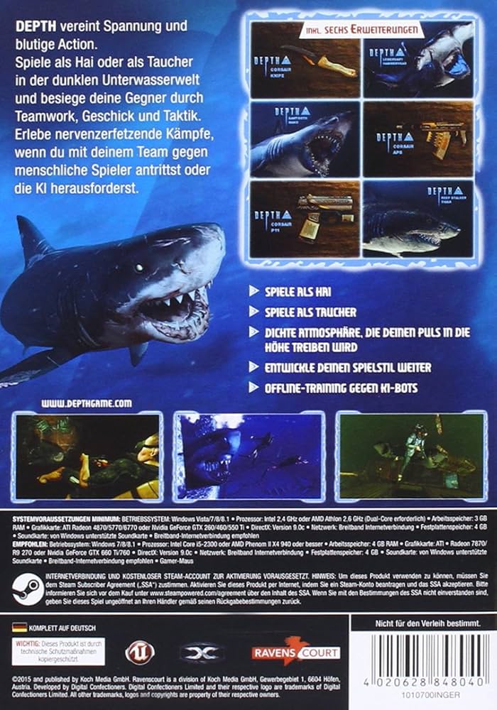 Depth Shark vs Men PC - 2