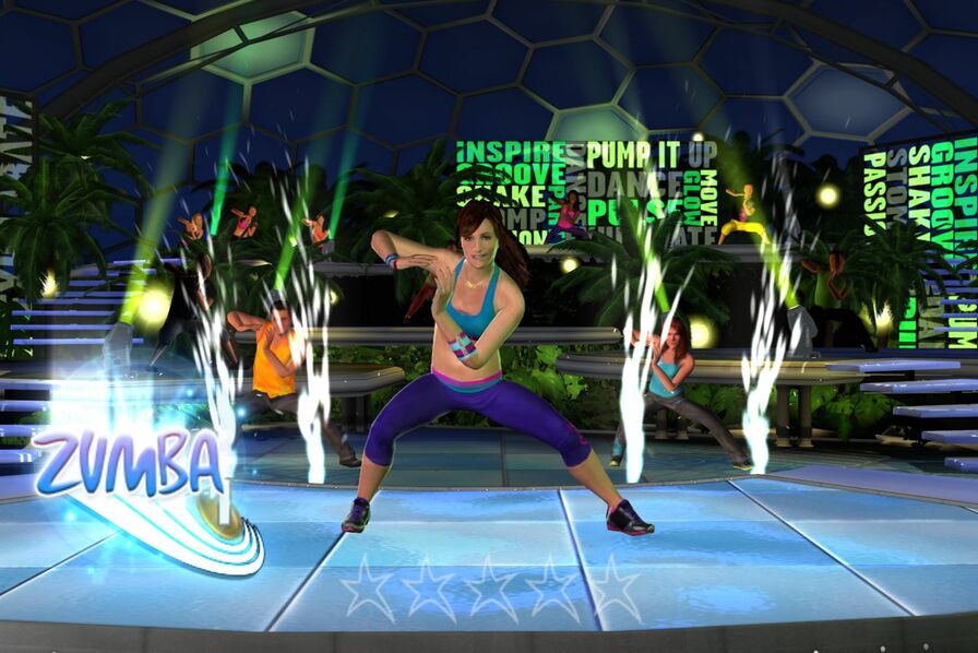 Kinect Zumba Fitness Rush  XBOX 360 /Borító nélkül!/ - 3