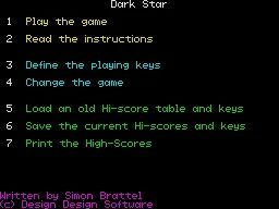 Dark Star Amstrad - 3