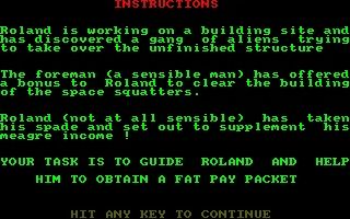 Roland Goes Digging Amstrad - 2