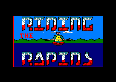 Riding the Rapids Amstrad - 2