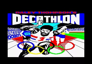 Daley Thompsons Decathlon Amstrad - 2
