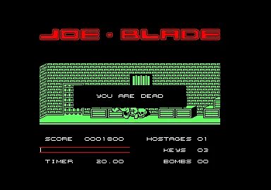 Joe Blade Amstrad - 3