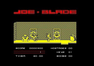 Joe Blade Amstrad - 4