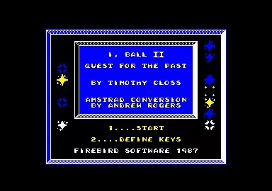 I Ball II Amstrad - 2
