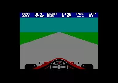 Formula 1 Simulator Amstrad - 4