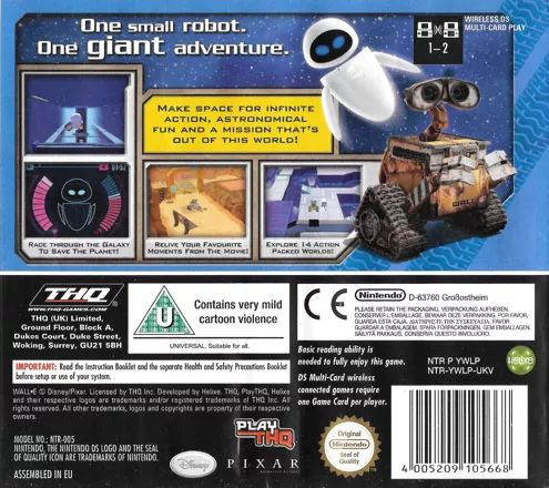 Disney Pixar Wall-E Nintendo DS /kártya/ - 2