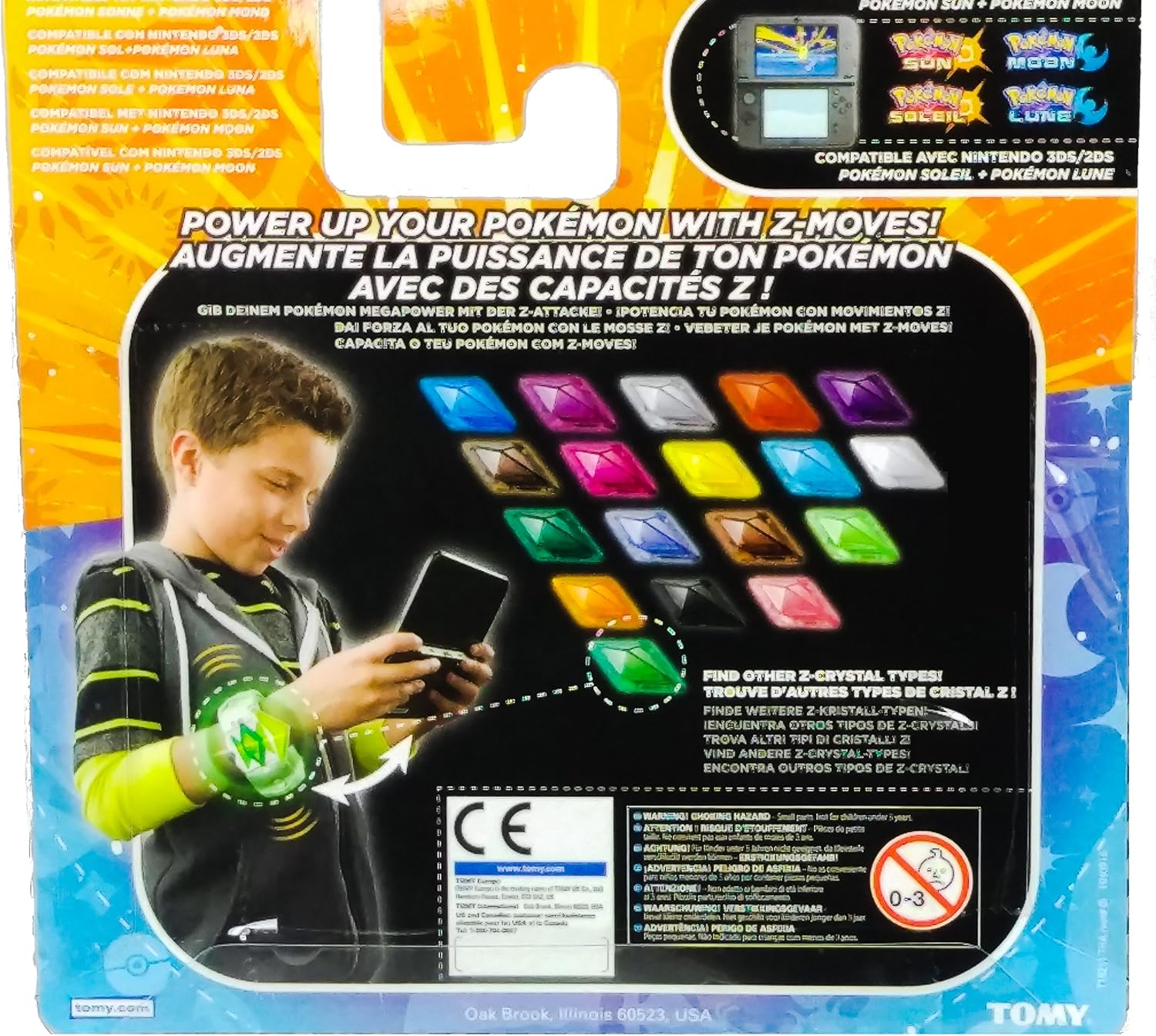 Pokémon Z-Crystal Steelium Rockium Poisonium Nintendo 3DS - 3