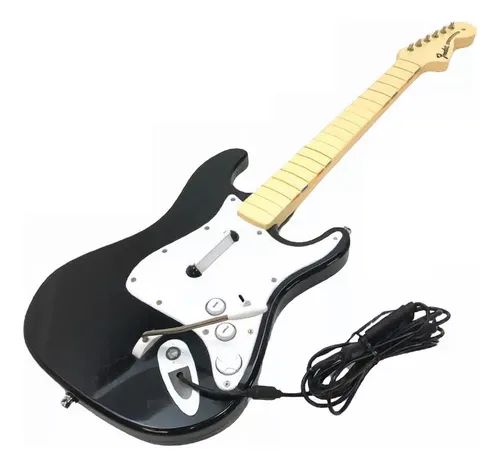 Xbox 360 Rock Band Harmonix Fender Stratocaster Guitar Hero Wired /Vezetékes/